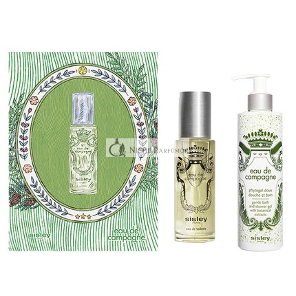 Sisley Eau De Campagne Eau De Toilette 100ml Vaporizer + Bath Gel 250ml