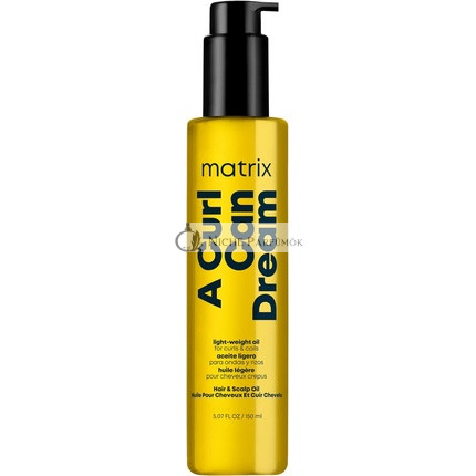 Matrix Total Results A Curl Can Dream Lightweight Oil with Sunflower Oil for Curly and Coily Hair 150ml
