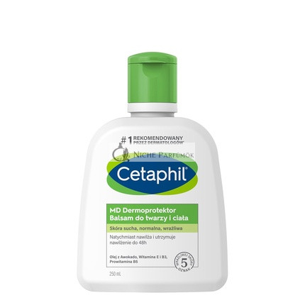 Cetaphil MD Face and Body Lotion 250ml with Vitamin B3, B5 and Glycerin - 48 Hour Moisturization