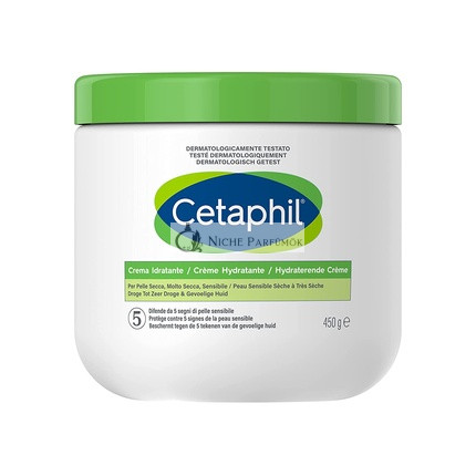 Cetaphil Moisturizing Face and Body Cream 48 Hour Intensive Moisture for Dry, Very Dry, Sensitive, and Damaged Skin Fragrance Free 450g