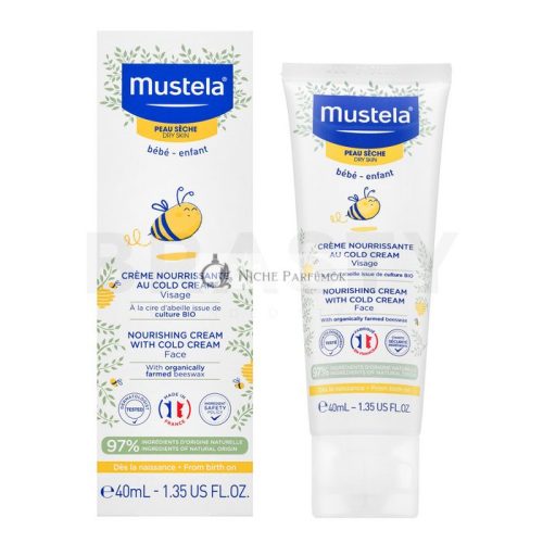 Mustela Bébé Nourishing Cream With Cold Cream - Hydrating and Protective Fluid for Children 40 ml