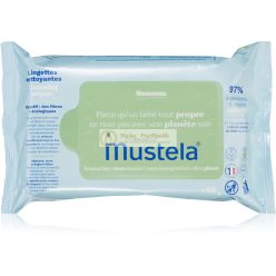   Mustela Compostable at Home Cleansing Water Wipes for Kids 60 pcs