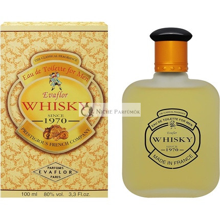 WHISKY Eau de Toilette for Men 100ml - The Best Gift Idea for Him by EVAFLORPARIS