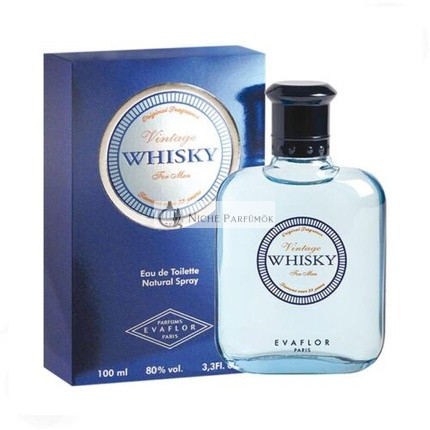 Vintage Whisky for Men Eau de Toilette 100ml Aromatic Spicy Perfume