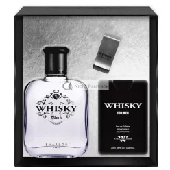   Evaflor Whisky Black Eau De Toilette Spray Set - 100ml And 20ml