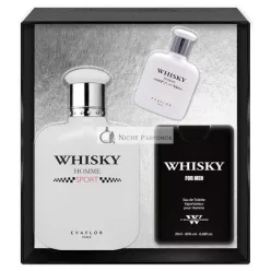   Evaflor Whisky Homme Sport Eau De Toilette Set - 100ml, 10ml, 20ml
