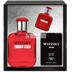 Evaflor Whisky Red Eau De Toilette Set - 100ml, 10ml, 20ml