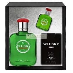   Evaflor Whisky Origin Eau De Toilette Spray Készlet - 100ml, 10ml, 20ml