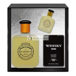   Evaflorparis Whisky for Men Gift Box Eau de Toilette 100ml Miniature 7.5ml Travel Perfume 20ml Set Perfume Spray Men Perfume 520g