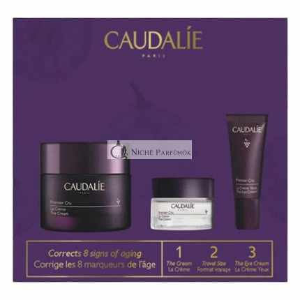 Caudalie Premier Cru Light Cream Skincare Moisturizers Set 3 Pieces