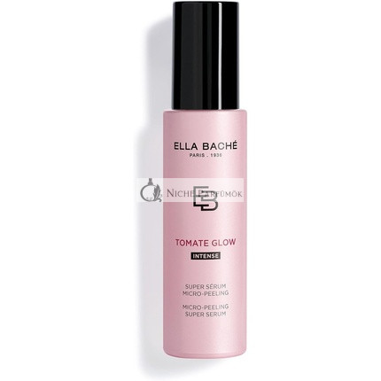 Ella Baché Tomato Glow Micro Peeling Power Serum 30ml - Smoothing Serum for Pale Skin with Antioxidants AHA Trio and Vitamin C - Skin Renewal Treatment Against Imperfections