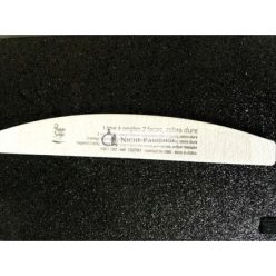 Zebra Half Moon Nail File 100/180 Thickness: 100/180 Clear