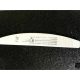 Zebra Half Moon Nail File 100/180 Thickness: 100/180 Clear