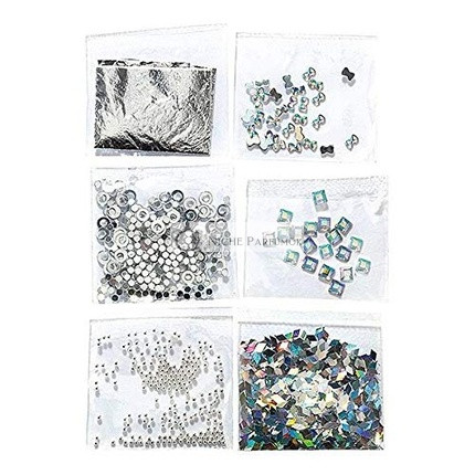 Mini Silver Nail Art Kit 149313