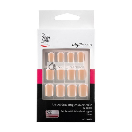 Idylle French-Fine False Nail Kit - 24 Nails