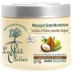   Le Petit Olivier Nourishing Hair Mask with Olive, Shea, and Argan Oils 330ml - Made in France