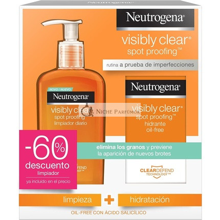 Neutrogena Spot Controlling Oil Free Moisturizer 50ml And Facial Cleanser 200ml