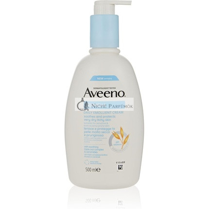 Aveeno Dermexa Daily Emollient Cream 500ml Enriched with Triple Oat Complex and Ceramides