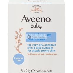 Aveeno Baby Soothing Oat Bath Sachets - Pack of 5