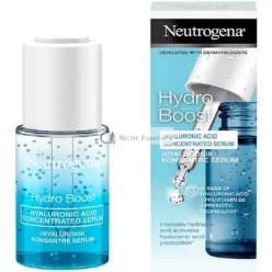  Neutrogena Hydro Boost Hyaluronic Concentrate 15ml Face Care with 2 Forms of Hyaluronic Acid Provitamin B5 and Prebiotic Technology Intensive Moisturising