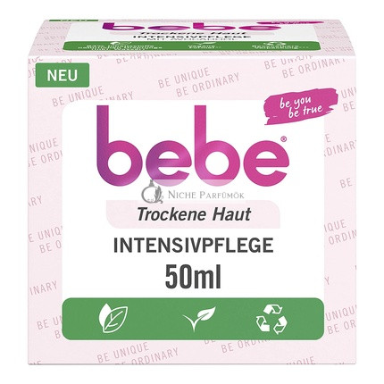 bebe Intensive Face Cream with Avocado Oil and Shea Butter for Dry Skin