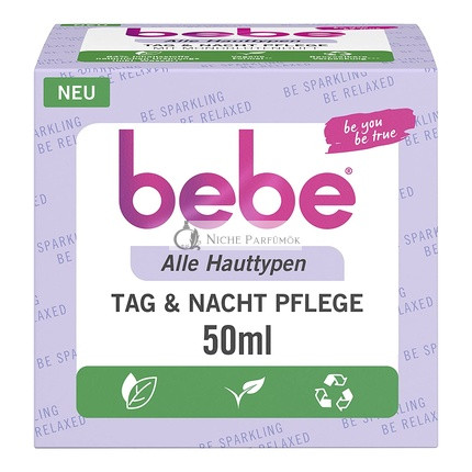 bebe Day & Night Care Face Cream 50ml with Moonflower and Vanilla Scent