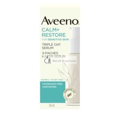 Aveeno Calm+Restore 3-Fold Oat Serum 30ml Fragrance-Free