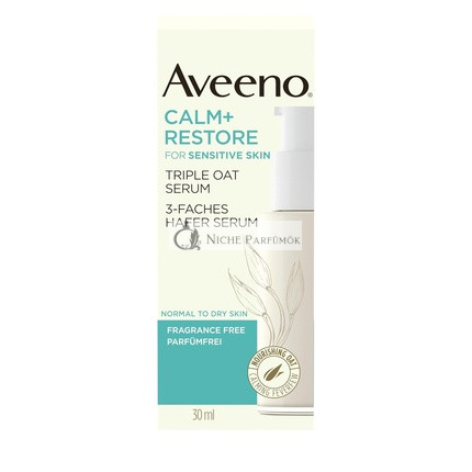 Aveeno Calm+Restore 3-Fold Oat Serum 30ml Fragrance-Free