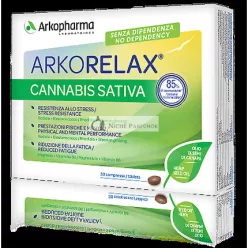 Arkorelax Cannabis Sativa Arkopharma 30 Tablets