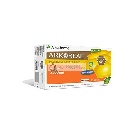 Arkopharma Arkoreal Royal Jelly 2500mg Organic 20 Ampoules