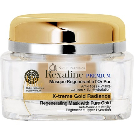 Rexaline X-treme Gold Radiance 24 Karat Gold Mask with Hyaluronic Acid 50ml