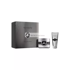   Mercedes-Benz Sign Your Attitude for Men 2 Piece Gift Set 3.4oz EDP Spray 2.6oz Shower Gel
