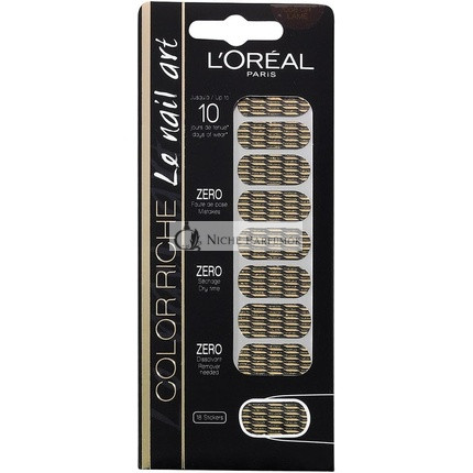 L'Oréal Paris Color Riche Nail 008 Gold Lame 18 Stickers