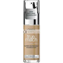   'Oreal Ladies True Match Foundation, 7.W Golden Amber 30ml