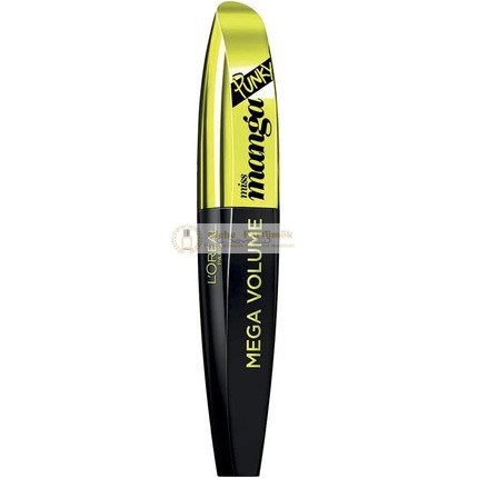 L'Oreal Paris Mascara Mega Volume Collagen Manga Punky 001 Black 1 Count
