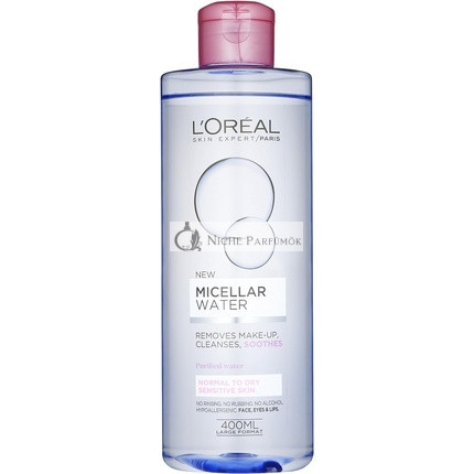 L'Oreal Paris Micellar Water Makeup Remover for Normal to Dry Skin 400ml