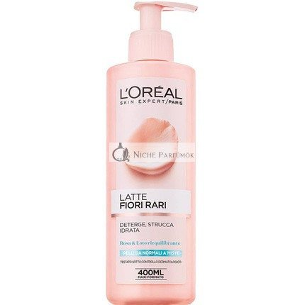 L'Oréal Paris Fleurs Rares Milk Cleanser for Normal to Combination Skin 400ml