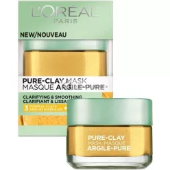   L'Oreal Paris Skin Care Pure Clay Mask Clarify & Smooth 1.7 Oz 48g