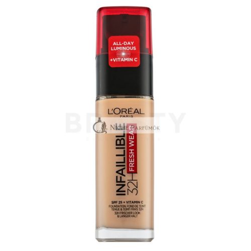 L'Oréal Paris Infaillible 32H Fresh Wear Long-Lasting Foundation Golden Vanilla 30 ml