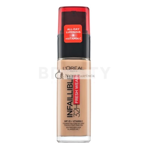 L'Oréal Paris Infaillible 32H Fresh Wear Long-Lasting Foundation Honey 30 ml