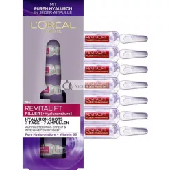   L'Oréal Paris Hyaluronic Ampoules Revitalift Filler Anti-Ageing Face Care 7-Day Treatment with Hyaluronic Acid 7x1.3ml