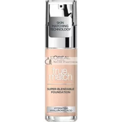   L'Oréal Paris True Match Super-Blendable Foundation Liquid Makeup for Even Skin Tone 0.5R/0.5C Porcelain Rose 30 ml