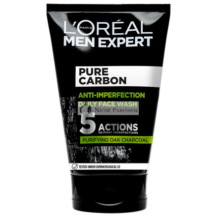 L'Oreal Paris Men Expert Pure Carbon Anti-Imperfection Daily Face Wash - 100ml