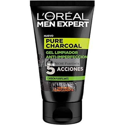 L'oréal Paris Men Expert Pure Charcoal Purifying Cleansing Gel 100ml