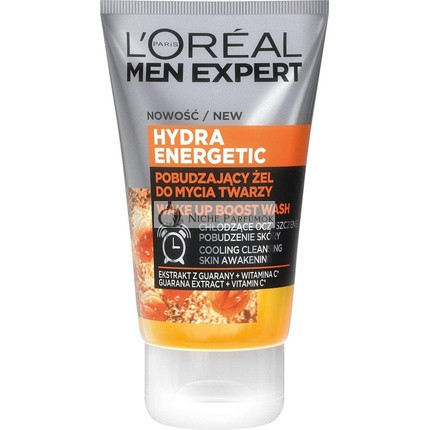 L'Oréal Paris Men Expert Hydra Energetic Face Cleansing Gel with Cooling and Stimulating Effect on the Skin 100ml