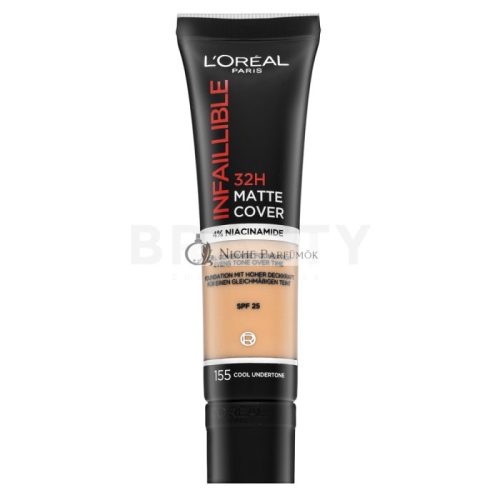 L'Oréal Paris Infaillible 32H Matte Cover Long-Lasting Foundation for Matte Effect 155 30 ml