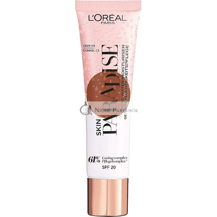 L'Oreal Paris Skin Paradise Tinted Moisturiser Up to 24h Hydration SPF20 03 Deep 1 Count