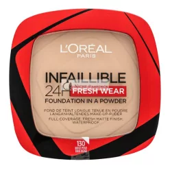  L'Oréal Paris Infaillible 24H Fresh Wear Foundation in a Powder Mattifying Makeup 130 9 g