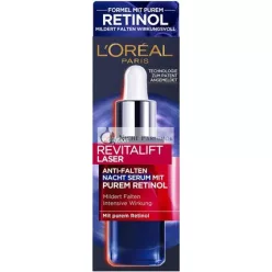   L'Oréal Paris Revitalift Laser Anti-Wrinkle Night Serum with Pure Retinol, Vitamin A, Nourishing Oil and Hyaluronic Acid 30ml