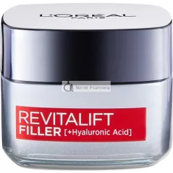   L'Oréal Paris Revitalift Filler Hyaluronic Day Cream Anti-Ageing Face Care with Micro-Filler Hyaluronic Acid 50ml